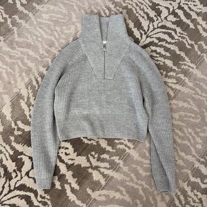 Wayf quarter zip sweater